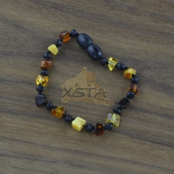 Raw cherry with irregular beads bracelet Raw cherry with irregular beads bracelet